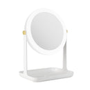 Back-to-School Lighted Makeup Mirror with Accessory Tray & Phone Holder