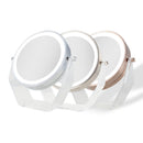 Lighted Makeup Mirror with Magnification & Swivel
