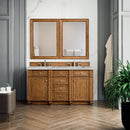 James Martin Bristol 60" Double Bathroom Vanity, Saddle Brown