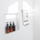 Fogless Lighted Shower Mirror with Suction Cup Mounting & Squeegee