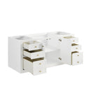 James Martin Chicago 60" Single Bathroom Vanity, Glossy White