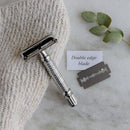 Zero Waste Safety Razor - Sustainable Razor - Single Blade, 10 Free Blades by ZeroWasteStore.com