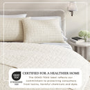 100% Cotton Honeycomb Waffle Garment Washed Quilt Set - Genevieve Collection by Great Bay Home