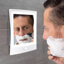 Fogless Lighted Shower Mirror with Mount & Rechargeable