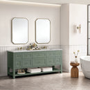 James Martin Breckenridge 72" Double Bathroom Vanity, Smokey Celadon