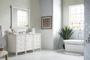 James Martin Brittany 60" Single Bathroom Vanity, Bright White
