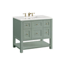 James Martin Breckenridge 36" Single Bathroom Vanity, Smokey Celadon