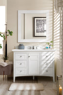 James Martin Palisades 48" Single Bathroom Vanity, Bright White