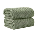 Cotton Diamond Waffle Weave Bath Towel Set - Grayson Collection by Great Bay Home