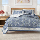 Floral Boho Printed Cotton Quilt Set - Indira Collection by Great Bay Home