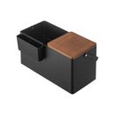 Makeup Organizer with Mirror - Steel + Wood by Yamazaki Home