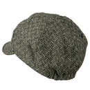 Zig Zag Tweed Newsboy Cap