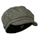 Zig Zag Tweed Newsboy Cap