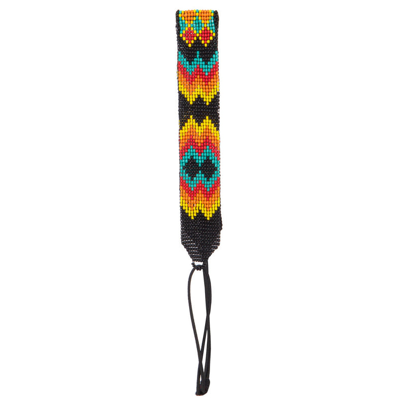 Zig Zag Beaded Elastic Headband