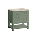 James Martin Breckenridge 30" Single Bathroom Vanity, Smokey Celadon