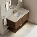 James Martin Allamari 48" Floating Single Bathroom Vanity, Sable