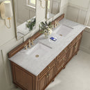 James Martin Lorelai 72" Double Bathroom Vanity, Mid-Century Walnut