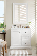 James Martin De Soto 36" Single Bathroom Vanity, Bright White