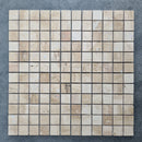 Patara 12" x 12" Honed Travertine Mesh-Mounted Mosaic Tile