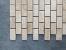 Patara 12" x 12" Honed Travertine Mesh-Mounted Mosaic Tile