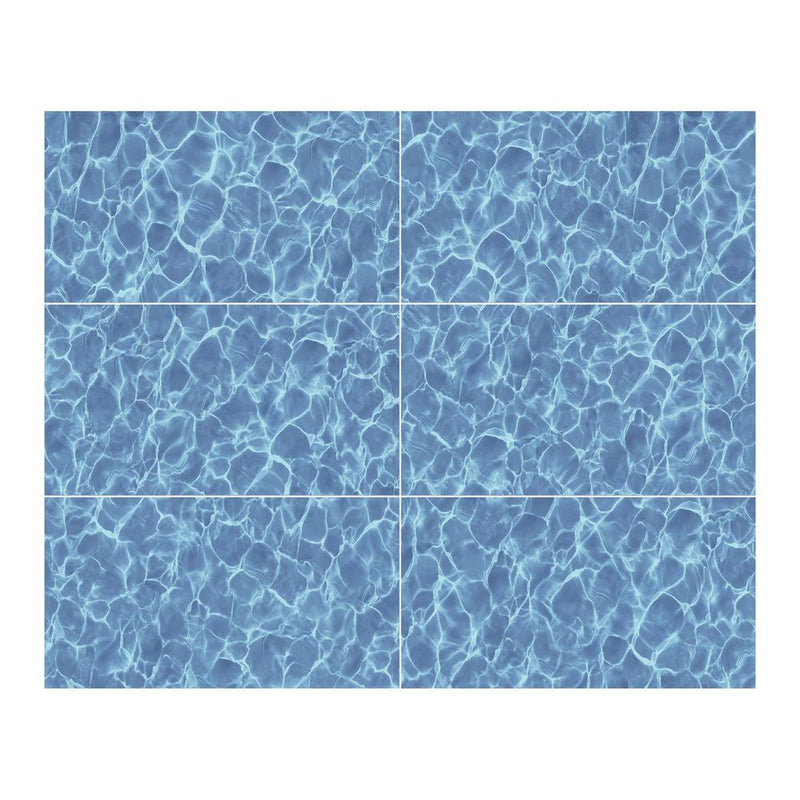 Anka Pacific Glossy Ceramic Pool Tile SKU-310815 Multi top view.