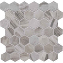 MSI Eden Bardiglio Porcelain Mosaic Hexagon Wall and Floor Tile