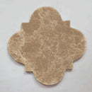 Emperador Light genuine marble motif coasters 5x5 polished set of 4 SKU-MSELMS5x5SP product shot