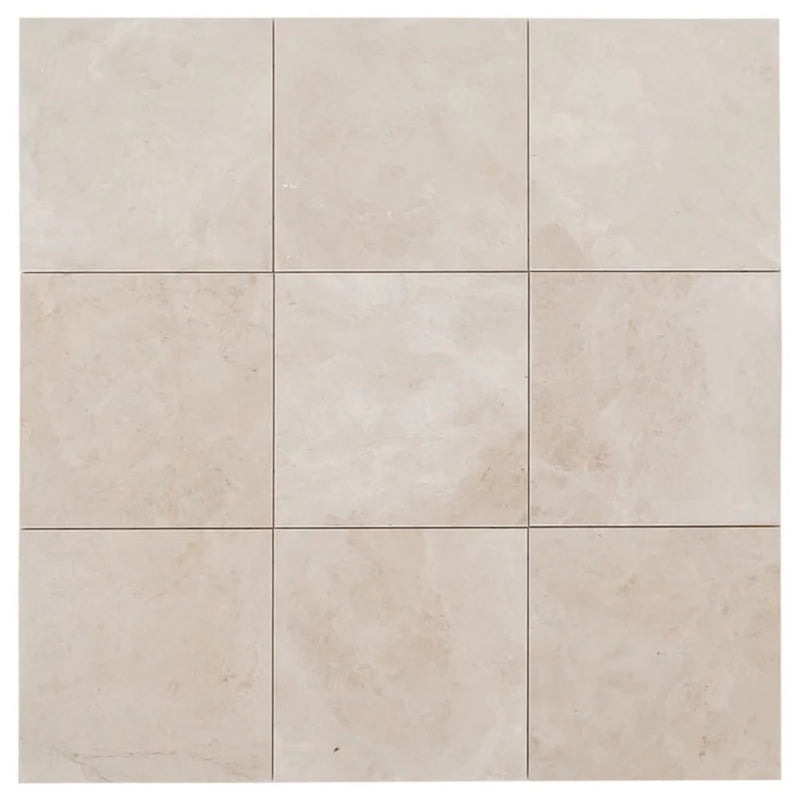 Light Pearl Beige Marble Floor and Wall Tile Polished 18"x18"