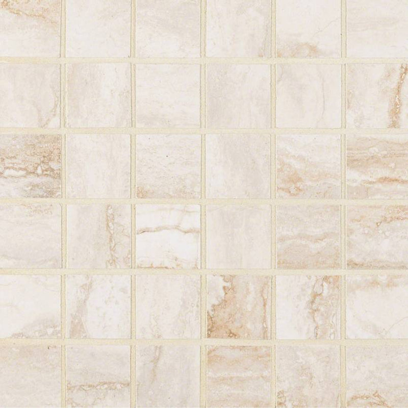 MSI Bernini Bianco Mosaic Porcelain Backsplash Wall Tile