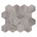 MSI Eden Bardiglio Porcelain Mosaic Hexagon Wall and Floor Tile
