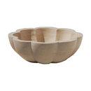 Natural Stone Pumpkin Light Travertine Vessel Sink 16x6 SKU-20020021 Installed view