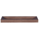 Noce Travertine Rectangular Vessel Sink Honed Filled (W)16" (L)48" (H)4" SKU-NTRSTC39 product shot