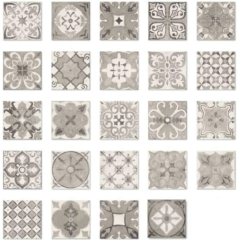 Sicily 8" x 8" Glazed Porcelain Floor and Wall Tile SKU-HS030202 all designs