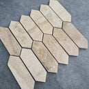 Patara Strada Pattern 12" x 12" Honed Travertine Mesh-Mounted Mosaic Tile
