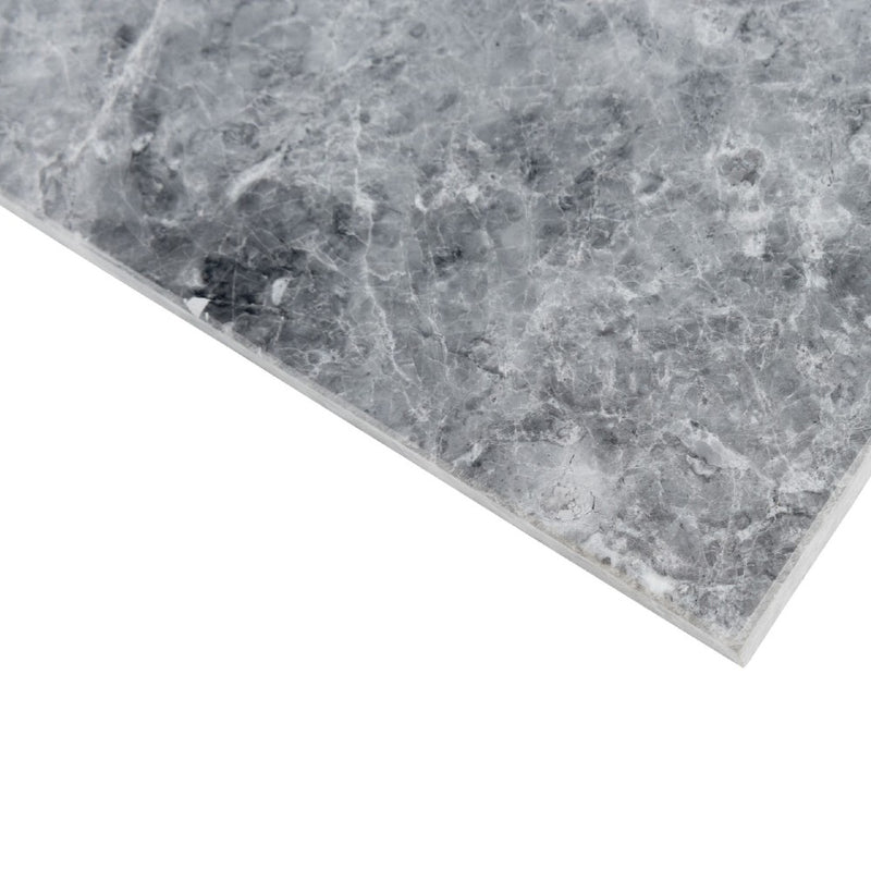 tundra earth grey marble tile surface polished edge straight SKU-10087356 product shot thickness view