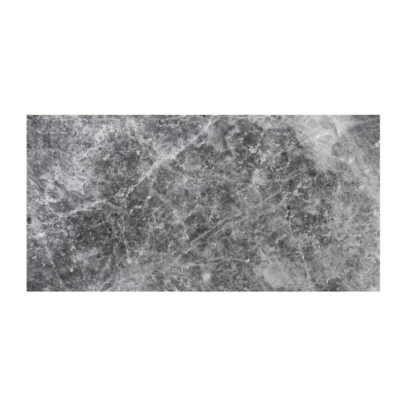 tundra earth grey marble tile surface polished edge straight SKU-10087356 product shot 
