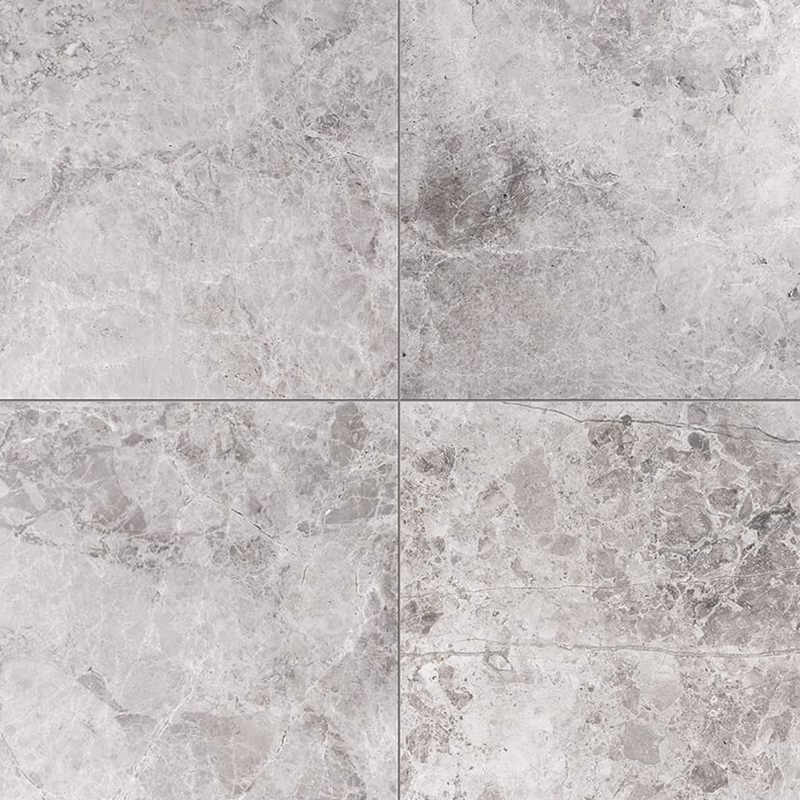 Tundra Gray Marble Floor and Wall Tile SKU-31722612H top view