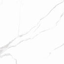 Anka classic carrara silver glossy unrectified porcelain floor tile 16"x16" SKU-170046 top shot of tile