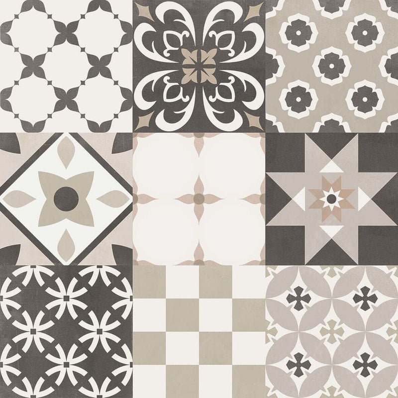 Anka symbol rectified glossy wall and floor porcelain tile SKU-165289