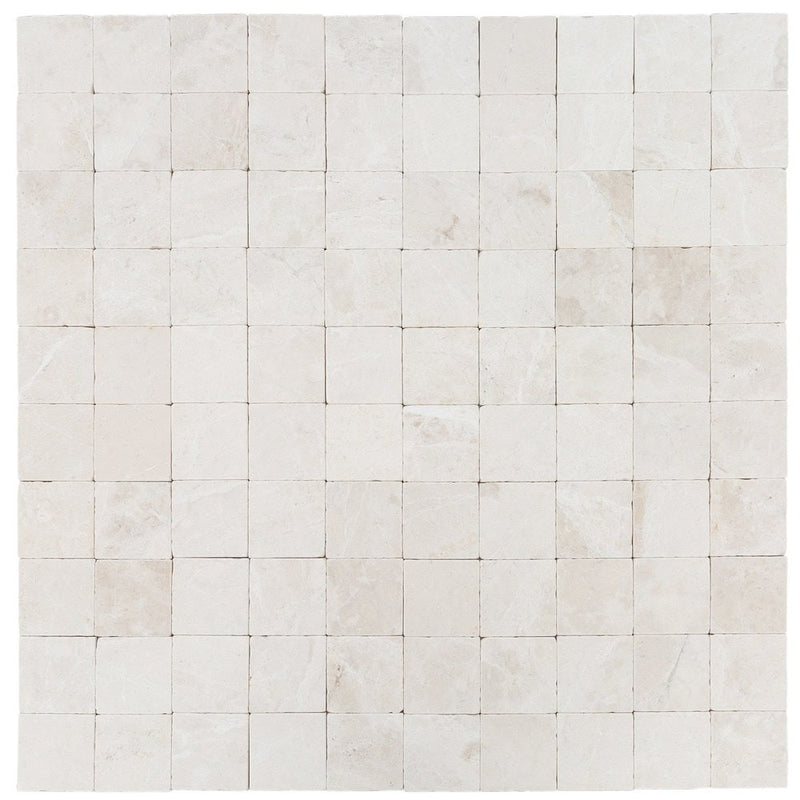 botticino cream super light marble tiles tumbled 6x6 SKU 20012414 product shot 