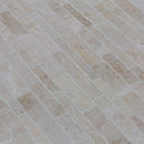 botticino marble mosaic random polished 12"x12" SKU-20012337 close view of product with joint