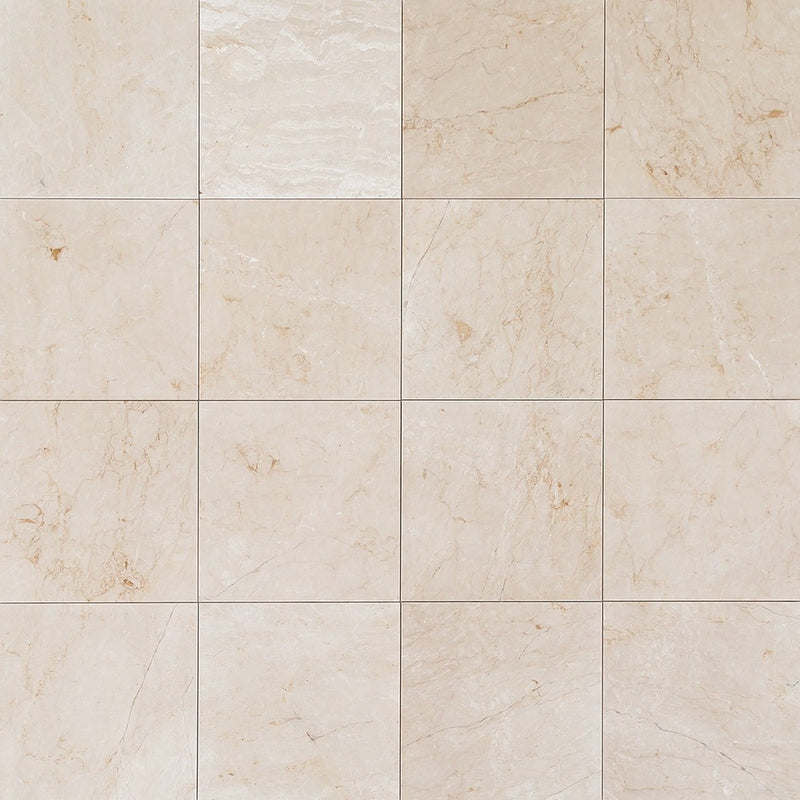 Calista Cream Medium Beige Premium Marble Floor and Wall Tile