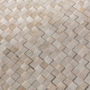 cappuccino marble 3d 1x1 polished mosaics SKU-20016372 angle view