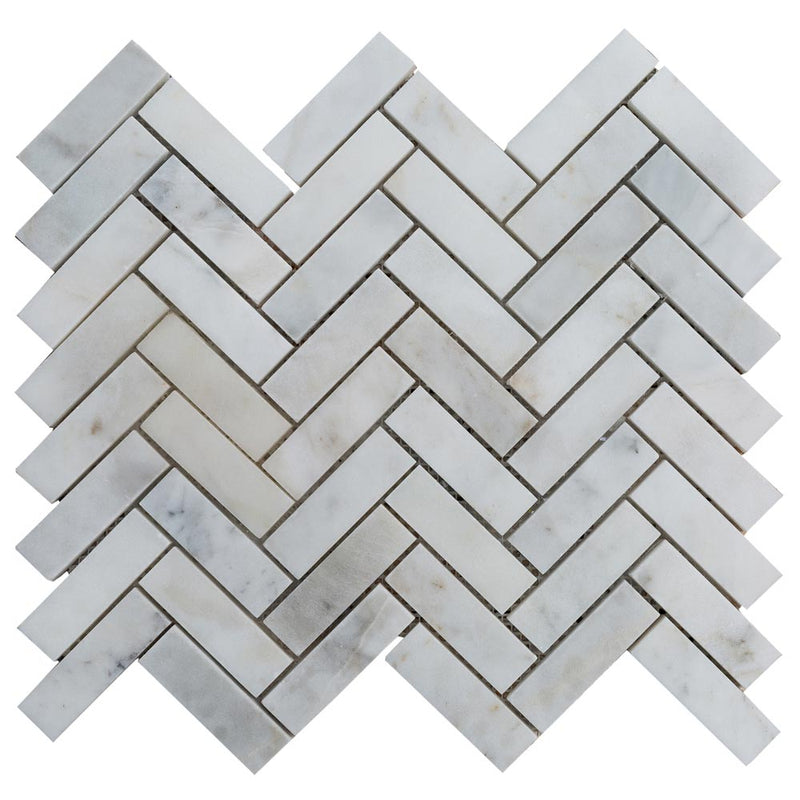 carrara white marble mosaic 1x3 carrara white polished SKU-20012339 product view 