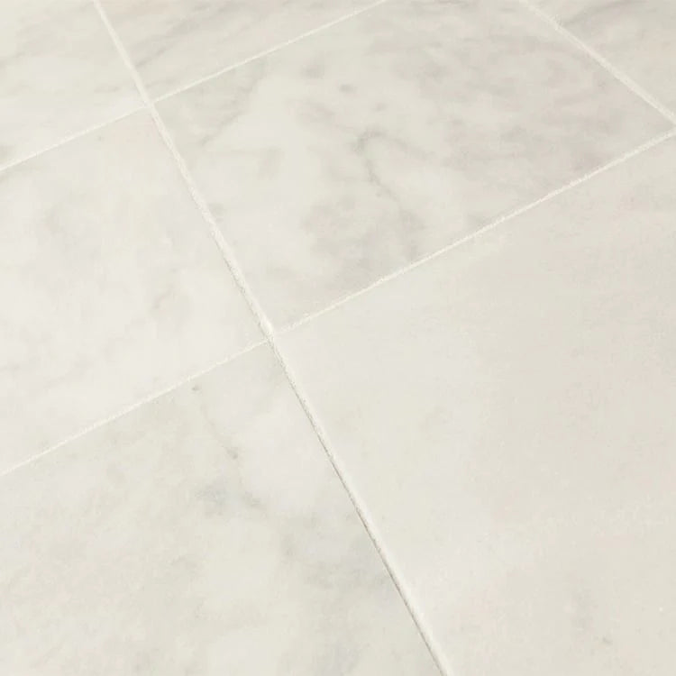 Turkish Carrara White Marble Tile Polished