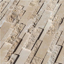 classic travertine split face stone siding ledger panel panel size 7x12-SKU-20020081 close view