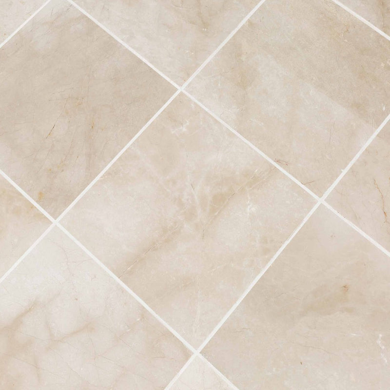 colossae cream marble tiles 36x36 polished SKU-20012397 product shot close up view
