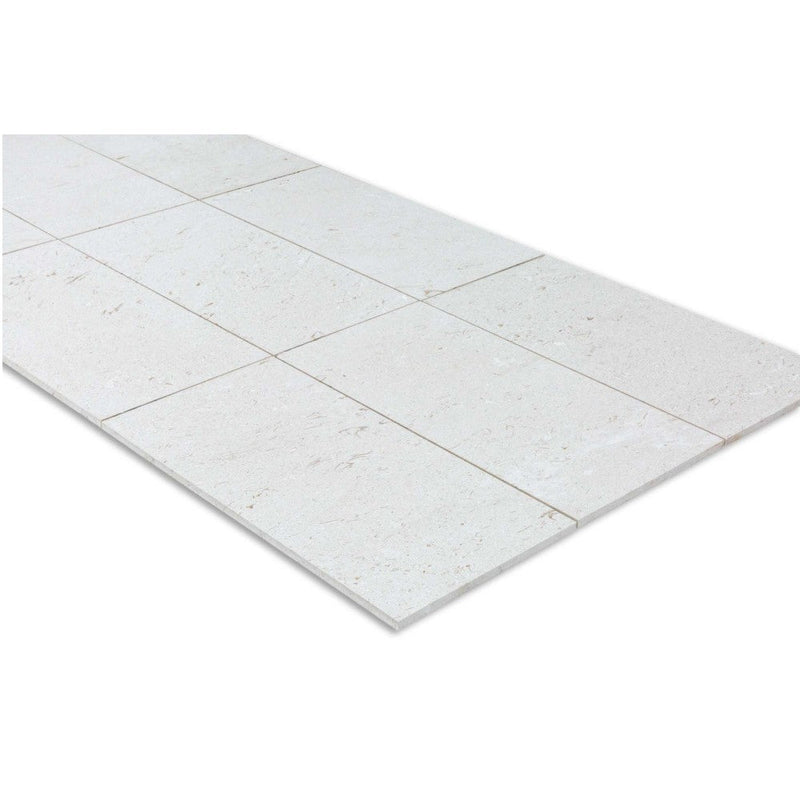 jerusalem bone limestone tile size 12"x24" surface honed SKU-10082943 product shot angle view