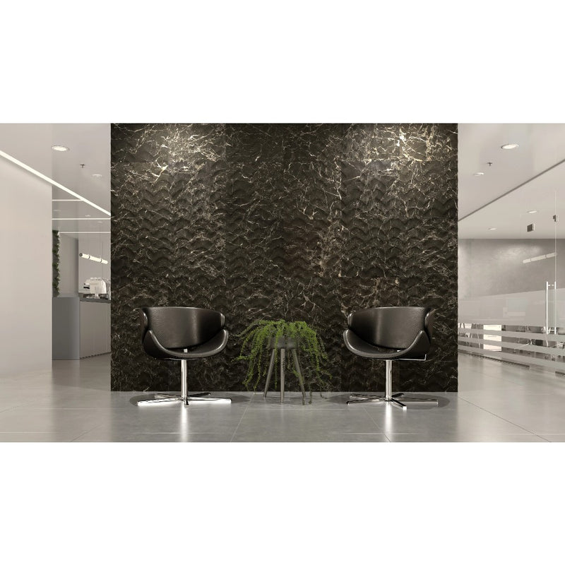 Olive Avantgarde Marble Field Dimensional Stone Wall Tile