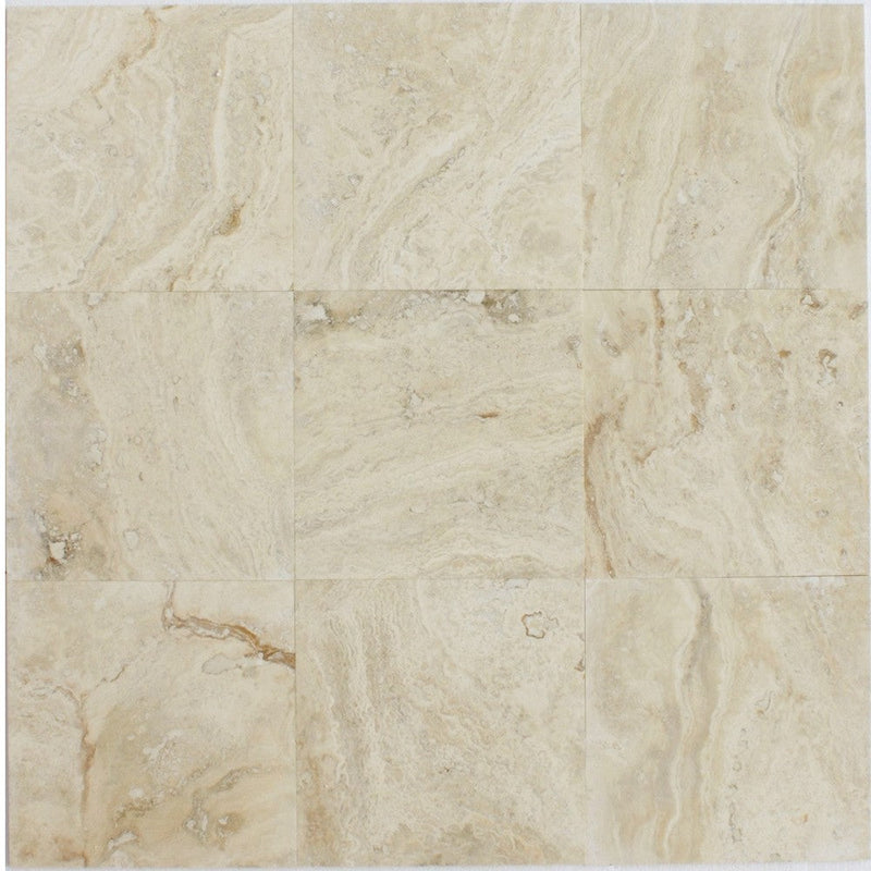Philadelphia travertine tile surface honed filled size 18"x18" SKU-10075596 